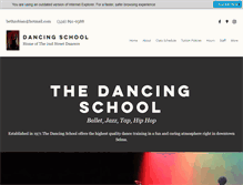 Tablet Screenshot of dancingschoolofselma.com